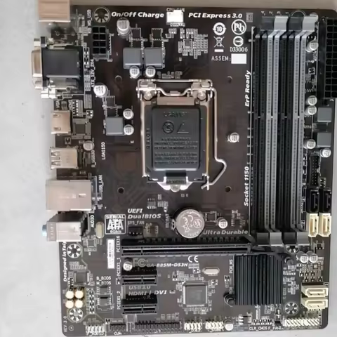 For Gigabyte GA-B85M-DS3H Desktop Motherboard B85M DS3H DDR3 1150 Mainboard 100% Tested OK