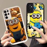 HW-6 Charming Minions Shockproof Silicone Casing for Samsung S25 A55 S24 FE M15 A54 A26 S21 Ultra 5G