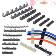 ZAIJIE Hose Clamp, 6 Way 4mm 6mm 8mm 10mm 12mm Water Pipe Holder,  Gas Compressor Air Hose Fixing Diversion Flow Clip Pneumatic Tube Water Hose