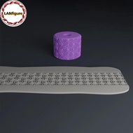 LANfigure Clay Stamp Roller Geometric Flower Patterns Relief Rolling Tool Ceramic Clay Texture Wheel