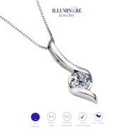 Illuminare-(100% Original) KH-NC08 Classic Women's Necklace Jewelry 1ct Luxury Moissanite Diamond Ge