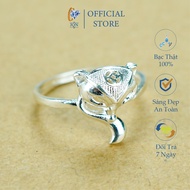 Nhẫn Hồ Ly May Mắn Tình Duyên JQN Nhẫn Bạc Ta N73