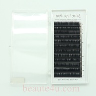 100% Real Mink Hot Sale Fashion 12 Rows Siberian Mink Extension Lashes Extension Eyelash B 8mm,9mm,1