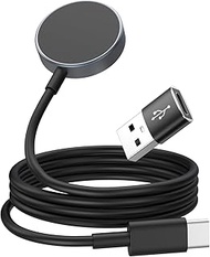 USB-C & USB-A Magnetic Charging Dock Stand for Samsung Galaxy Watch, Portable 3.3FT Safe Charging Ca