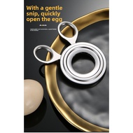 Stainless Steel Egg Opener, Manual Egg Breaker, Egg Cutter Quick Opening, Glutinous Rice Egg Breakin