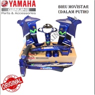 [DALAM PUTIH ] YAMAHA Y125 Y125ZR 125ZR COVERSET COVER SET BODY COVER BIRU MOVISTAR / MOVISTAR BLUE 