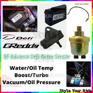 (SENSOR)  Defi Meter / Gauge Water Oil Temperature Boost Turbo Vacuum Oil Pressure Press Sensor Defi