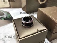 Bvlgari 寶格麗 B . Zero1系列銀色陶瓷戒指情侶對戒