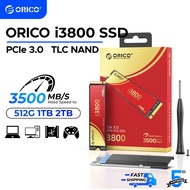 ORICO 256GB 512GB 1TB SSD M.2 2280 NVME PCIe 3.0 SSD 3500MB/s For Laptop Desktop PC（ORICOi3800）