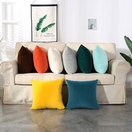 Super Soft Velvet Cushion Cover Candy Color Decorative Throw Pillow Case Luxury Sofa Seat Pillow Cover /40x40/45x45/50x50cm