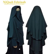 Butterfly veil plus khimar febrinah niqab