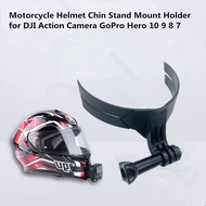 HOT Motorcycle Helmet Chin Mount for Adjustable Helmet Adhesive Mount for GoPro Hero 11/10/9/8 Insta360 Action Cameras Accessories