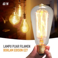 Edison Incandescent Bulb Vintage Model 40W - 60W