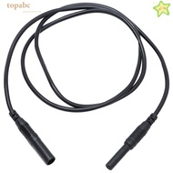 GORROS 1/2pcs Meter Test Lead Extension, 4mm CATII 1000V /32A Max Male-to-Female Banana Plug, Red&bl