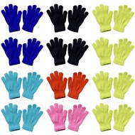 12 Pairs Winter Gloves For Kids Stretchy Warm Bulk Pack Boys Girls Children kids gloves bike Gloves for Snow Kids Fleece Glove Kids Gloves Child Boys Ski Gloves Age 5 Mitten Toddler Boy Kids Winter Glove Packs Mitten Girl 4 Year Winter Gloves for Boys Age