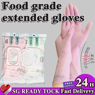 【SG Local Stocks】Disposable Nitrile Gloves/disposable gloves/disposable gloves food grade/gloves for cleaning/S/M/LSize一次性食品级手套