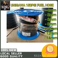 UNIGAWA 150PSI 4 5 6 8 10 12 14MM FUEL HOSE PETROL DIESEL WATER PIPE FEET FOOT THICK CLIP CLAMP 16MM NYAK STAINLESS OIL