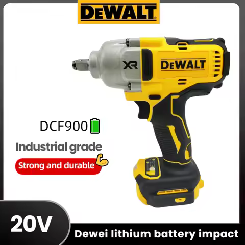 DEWALT DCF900 20V MAX XR 1/2" High Torque Impact Wrench, 3-Speed Cordless Tire Removal Tool (Bare To