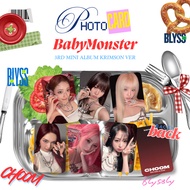 PHOTOCARD [BABY.MONSTER] [CHOOM] 2 SIDES 1 SET 7PCS KPOP CARD RUKA PHARITA ASA AHYEON RORA CHIQUITA