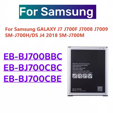 Battery EB-BJ700BBC EB-BJ700CBC EB-BJ700CBE For samsung GALAXY J7 J700F J7008 J7009 SM-J700H/DS J4 2