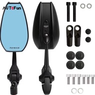 AUTOFun King Side Mirror For Motorcycle 360 Explosion-Proof Anti Dazzling Motorcycle Accessories