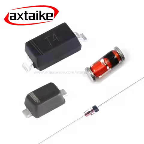 100PCS IN4148 1N4148 DO-35 LL4148 LL-34 1206 1N4148W T4 SOD-123 1N4148WS 0805 SOD-323 1N4148WT 0603 