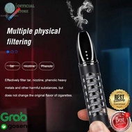 TERMURAH PIPA FILTER ROKOK 3IN1 ASBAK LIGHTER HOLDER PORTABLE GREEN CIGARETTE | COD