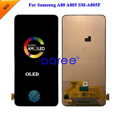 6.7' AMOMLED OLED LCD Screen For Samsung A80 LCD display For Samsung A80 2019 A805F LCD Screen Touch