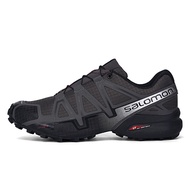 Original Salomon Speed Cross 4 Men Professional Salomon Outdoor Hiking Shoes Black/Grey Size 40-46