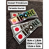 Ipone printing sticker