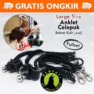 ANKLET CELEPUK SIZE LARGE ANGKLET CELEPUK TALI BURUNG HANTU ELANG BIDO BONDOL FALCONRY TYTO ANGSEL