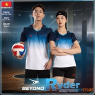 Bộ Áo Bóng Chuyền Beyono Ryder Màu Trắng - Đồ Thể Thao Thấm Hút Mồ Hôi Nam Nữ