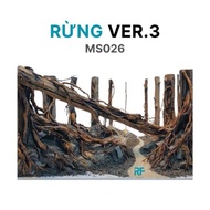 Forest Layout ver.3 aquarium miniatures 30x20x20cm (MS026)