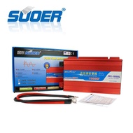 SUOER เพียวซาย Pure sine wave power inverter 1000 W 12v TO 220v รุ่น FPC-1000AL 1000Wเต็ม peak2000W！！！（ของแท้100%）