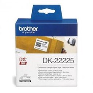 *OA-shop*含稅Brother DK-22225 38mm 白底黑字 原廠連續標籤帶 標籤貼紙DK22225