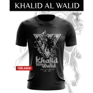 🌈BAJU T-SHIRT DEWASA KHALID BIN WALID🌈 KHALID BIN WALID VIRAL UNISEX HIGH QUALITY 100% COTTON KAIN T