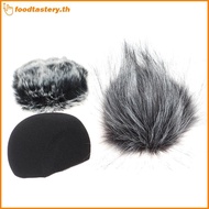 FTY  1Pc Foam Mic Wind Cover Furry Windscreen Muff For ZOOM H5 H6 Recorder Microphone N