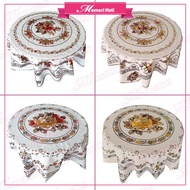 150cm x 150cm Round Table Cloth 3D Effect / Alas Meja Bulat PVC