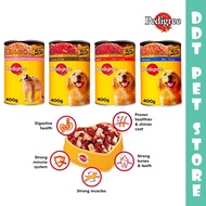 DDT PET STORE  Pedigree Dog Canned Food 400g( 4 flavour to choice)