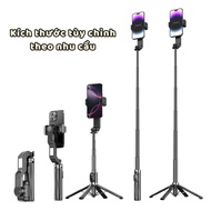 Self-balancing Gimbal Q31 selfie stick for mobile phone, 3 adjustable light modes, length 1 meter