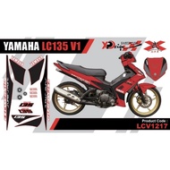 LC135 V1 COVERSET BODY STICKER CUSTOM