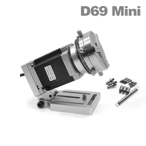 D69 Laser Marking Machine Rotary Axis Chuck for Ring Bracelet Jewelry Engraving Auto Lock Rotary Att
