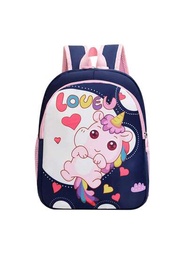 Mochila infantil de dibujos animados con unicornio lindo y capacidad grande y ligera para niñas, bebé, niños pequeños, guardería y escuela