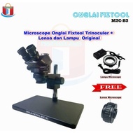 MICROSCOPE ONGLAI FIXTOOL M3C-B3 TRINOCULER ORIGINAL SPECIAL