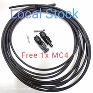 Solar Cable DC Wire 2.5mm2/4mm2/6mm2 /16mm2 PV Photovoltaic Wire Tinned/Copper Wire (free 1 MC4 conn
