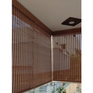 Bidai Kayu Wooden Blinds Outdoor Walnut Kayu meranti