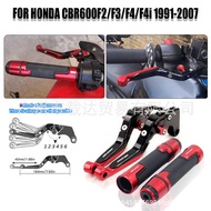 Suitable for Honda CBR600F2 F3 F4 F4I 97-07 Motorcycle Black Foldable Clutch Brake Lever