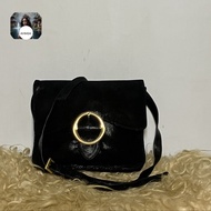 Sling Bag Brand Biker Starlet Size S Bahan Sueding Velvet