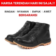 Men's Safety Shoes Steel Toe Anti-Nail Anti-Slip Mining Project Work Shoes Waterproof Strong Durable