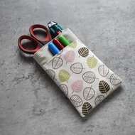 雙層口袋型醫師袍筆袋_小葉飄飄